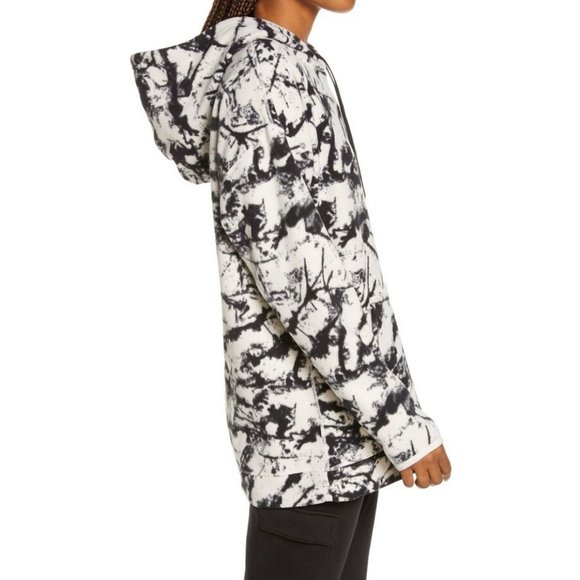 Zella NWT Cozy Up Polar Fleece Recycled Polyester Hoodie Thumbholes Kanga Pocket - Picture 8 of 11